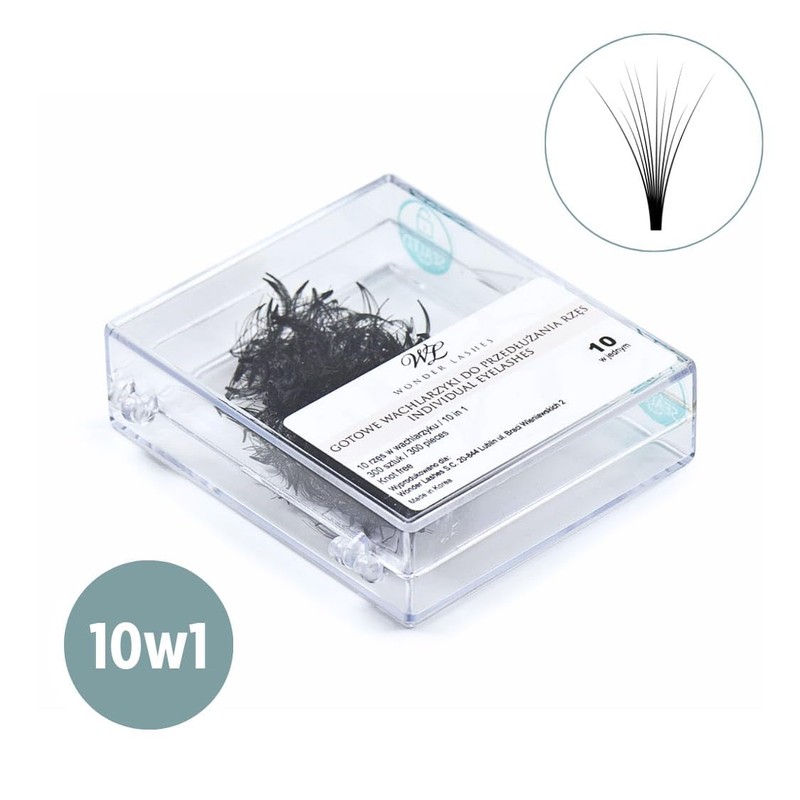 WL Wonder Lashes Fertige Wimpernfächer 10-in-1 für Professionell 0,1 oder