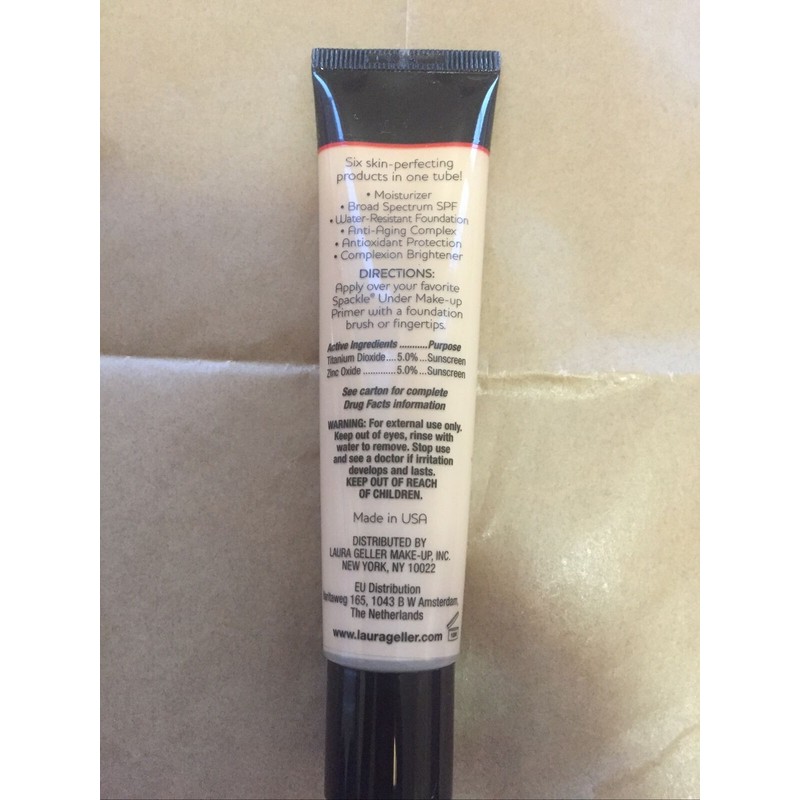 Laura Geller BB Cream All-In-One Skin Perfecting Beauty Balm FAIR