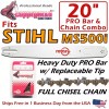 Rotary COPPERHEAD 20" PRO Bar & SKIP Chain - fits