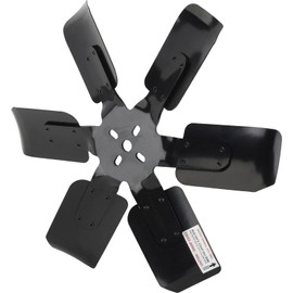 Speedway Motors Mechanical Steel Cooling Fan - 16 Inch - Six Blade Design - Maximize Airflow for Optimal Cooling - Solid Steel Blades - Race Application