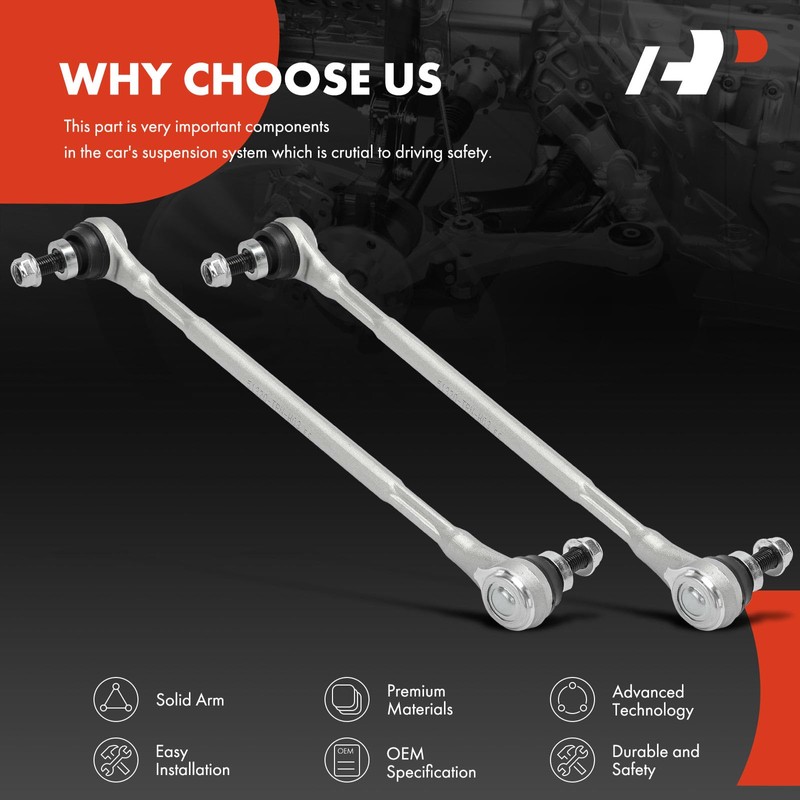 A-Premium 2 x Front Sway Bar Links Stabilizer Bar Links,