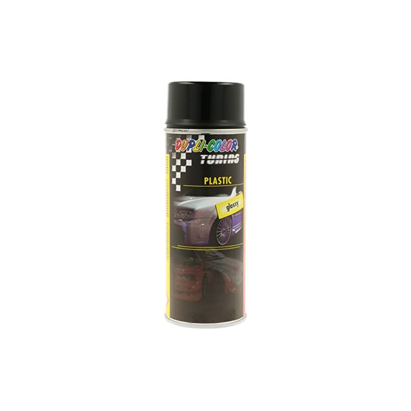 DUPLI-COLOR 758461 Plastic RAL 9017 Glossy Black 400 ml