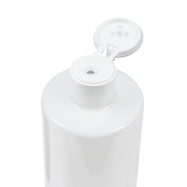 Natural Cosmetics Laboratory Plastic Bottle, One-Touch Cap, Container, Cosmetic Bottle, Cosmetic Container, White, Translucent, 16.9 fl oz (500 ml)