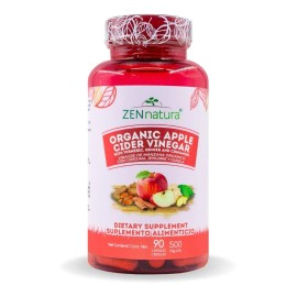 Vinagre Manzana Organico Curcuma, Jengibre Canela Zen Natura Sabor Sin sabor