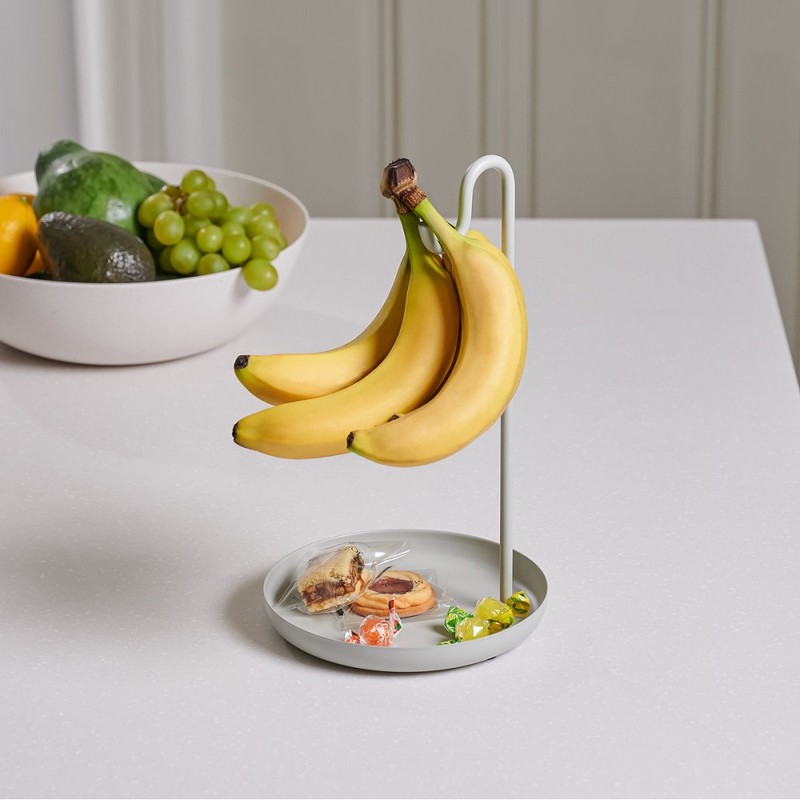 JAJU Banana Holder Tray 18x31.2CM Gray
