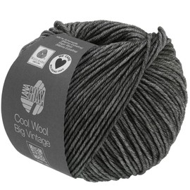 LANA GROSSA Cool Wool Big Vintage Merino Classic with Tone-on-tone Colour Effect, Hand Knitting Yarn Made of 100% Virgin Wool (Extra Fine Merino), 50 g Wool for Knitting and Crocheting, 120 m Yarn