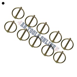 4.5mm Lynch Pins Clip Clamp (Linchpin) Linkage Locking Pin 10pc Tractor Trailers