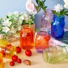 Yinder 12 Pieces 32 oz Colored Mason Jars Glass Mason