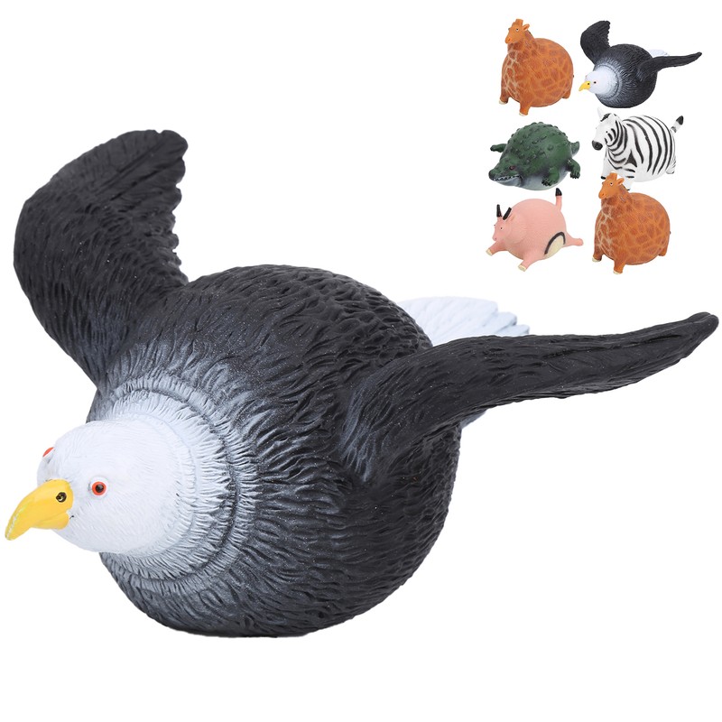 Mini Animal Model Toys Set Pressure Relieve Learning Simulation Big