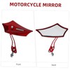 BUGUUYO 1set Motorcycle Rearview Mirrors High Definition Safety Mirrors for