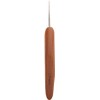 GANPUB Brown Dreadlock Crochet Needles, Bamboo Handle Micro Hook, for