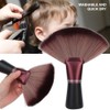 Barber Brush Neck Duster, Neck Duster Fan Shape Soft Hairdressing