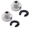 Amazicha 2 PCS Fender Seat Nut Kit Fit for Harley