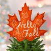 Fall Tree Topper Hello Fall Maple Leaf Tree Top Decor