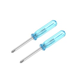 uxcell Mini Phillips Screwdriver, 2.0mm Cross Head 45mm Length for Small Appliances Repair, 2 Pcs