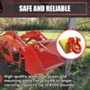 VIAGL 2pcs Bolt on Tractor Bucket Grab Clevis Mount Hooks