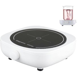 Uadme Magnetic Stirrer Laboratory, 200-2000PRM Mini Laboratory Stirrer with Stirring Head, Portable USB Stirrer, Magnetic Stirrer with Heating Plate for Brewing Mixing Yeast Laboratory