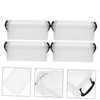 Ciieeo 6pcs Transparent Pencil Case Storage Box Mini Organizer for