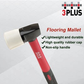 3PLUS HFSNSP-FM Fiberglass Handled Replacement Flooring Mallet