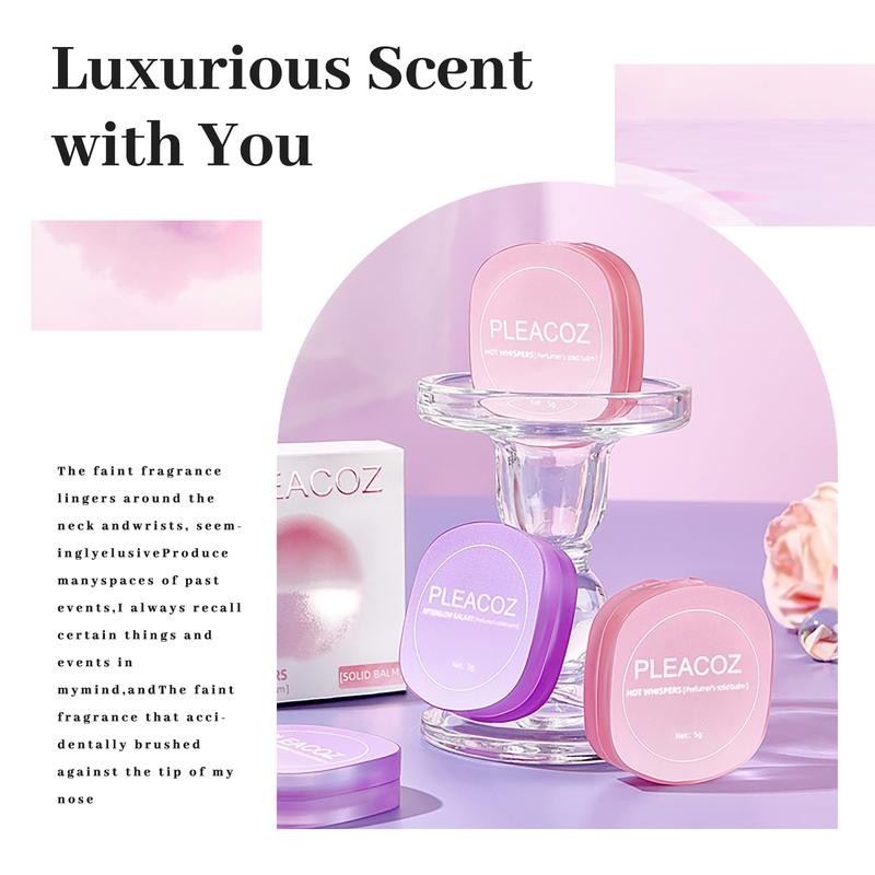 PLEACOZ Solid Perfume Balm | Natural, Alcohol-Free & Long-Lasting |
