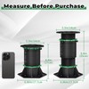 4 Pack Adjustable Bed Support Legs - 6.6"-9.8" Height Frame