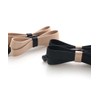 VINGTAINE H-421-BE Bi-Color Ribbon, Banana Clip, Beige, beige