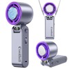 Coolhill Handheld Portable Fan with Ice Cooler: 100-Speed 5500mAh Rechargeable