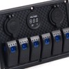 Switch Panel Boat Marine Switch Panel 6 Gang ON-Off Ignition