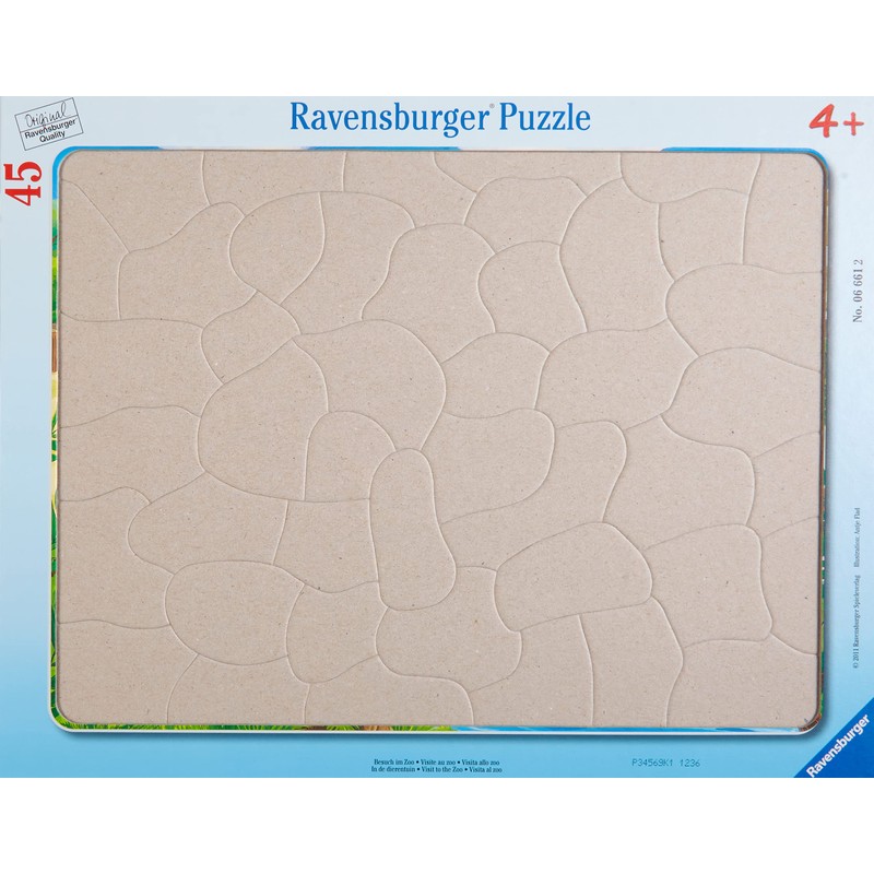 Ravensburger 06661 Children's Puzzle "Visit to the Zoo" Frame Puzzle