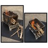 Fire Pit Mat, 60*52cm Under Grill Mat Fire Resistant Pad