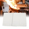 2pcs Emergency Fire Blanket Fiberglass Good Insulation Easy to Use
