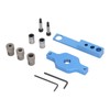 11Pcs Drill Hole Guide Jig Aluminium Alloy Dowel Drilling Locator