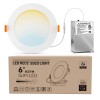 12-Pack Ultra-Thin 6 Inch 5CCT LED Recessed Ceiling Light Dimmable