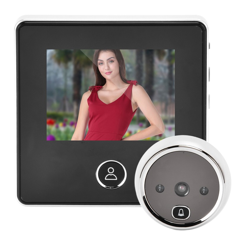 2.8in 0.3MP Digital Door Peephole Viewer Doorbell Camera 90° Wide