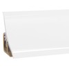 HOLZBRINK Kitchen End Strip, Full Aluminium Kitchen Strip, White, Wall