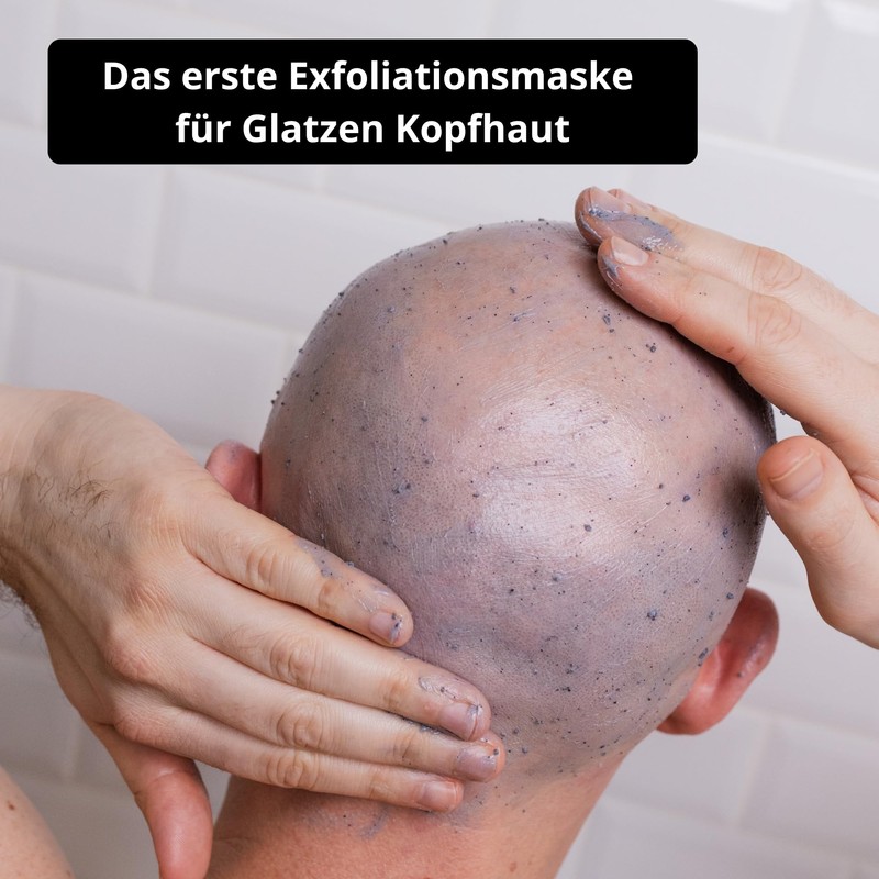 BOTAK Gentle Cleansing Exfoliator for Baldness/Shaved/Shorn Head | 99% Natural