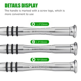 P5 Pentalobe Screwdriver Toolkit Set Compatible with MacBook Pro, Mellbree P5 T5 PH000 Screwdriver Set for Air Retina Bottom Case Opening Tool