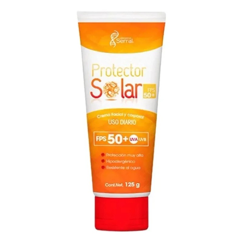 Protector Solar Facial Y Corporal 50 Fps Uva/uvb Serral 125g
