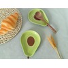 Ceramic Spoon Rest for Stove Top, Avocado Cute Spoon Rest