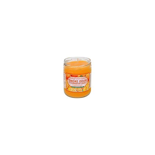 Smoke Odor Exterminator Candle Orange Lemon Splash 13 oz(4-Pack).