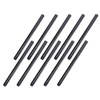1/2" x 16"Black Painted Iron Pipe, Home TZH 10 Pack