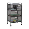 Mind Reader Cart with Drawers, Laundry Organizer, Utility Cart, Bathroom,