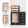 Homde Jewelry Organizer large for Dresser: Big Jewelry Box for