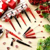ReliThick 12 Sets Ladybug Beadable Pens Bulk Assorted Bead Pens