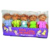 MerryMakers Five Little Monkeys Finger Puppet Playset, Set of 5,