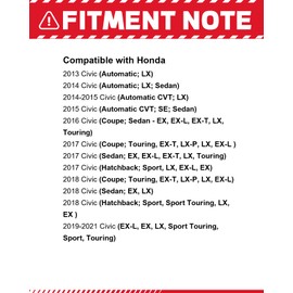 MOTOREVO Front Disc Brake Kit Compatible With Honda Civic 2013-2021 Vented Drilled Slotted Disc Brakes Rotors Ceramic Brake Pads Rust Proof Replacement 11.1in(281.6mm) S-31305 P-914 6PCS