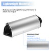 X AUTOHAUX 28mm 1.1 inch Exhaust Silencer Muffler with Clamp