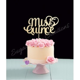 Mis Quince - Decoración para tarta