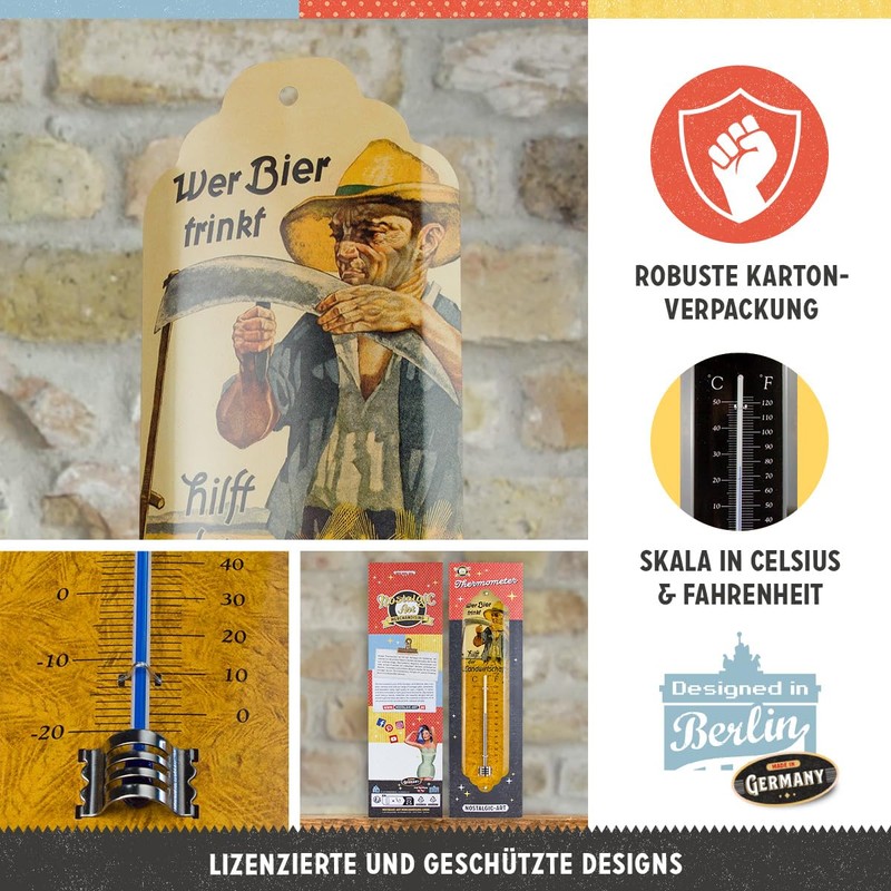 Nostalgic Art Open Bar – Wer Bier trinkt hilft der