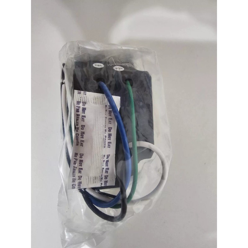 Crestron CLW-SLVD1RFW Wall Dimmer Switch White Blank Wall Mount 1